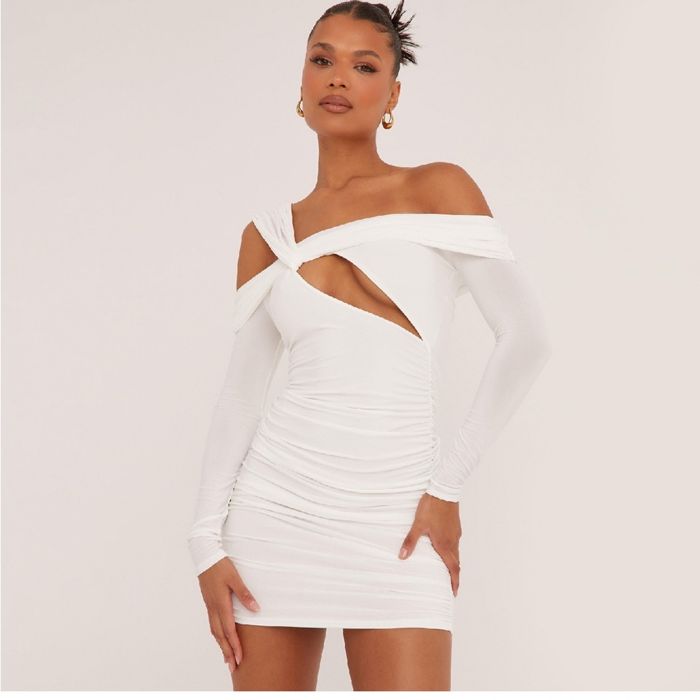 BRAND NEW  white mini dress